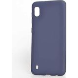 Case 4U Samsung Galaxy A10 Kılıf Klasik Mat Renkli Yumuşak Premier Silikon Lacivert
