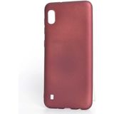 Case 4U Samsung Galaxy A10 Kılıf Klasik Mat Renkli Yumuşak Premier Silikon Mürdüm