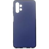 Case 4U Samsung Galaxy A13 4G Uyumlu Kılıf Klasik Mat Renkli Yumuşak Premier Silikon Lacivert