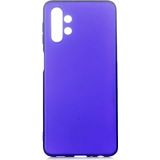 Case 4U Samsung Galaxy A13 4G Uyumlu Kılıf Klasik Mat Renkli Yumuşak Premier Silikon Mavi