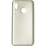 Case 4U Samsung Galaxy A20E Kılıf Klasik Mat Renkli Yumuşak Premier Silikon Altın