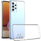 Case 4U Samsung Galaxy A23 Uyumlu Kılıf Kamera Korumalı Yumuşak Şeffaf Ince Süper Silikon