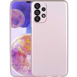Case 4U Samsung Galaxy A23 Uyumlu Kılıf Klasik Mat Renkli Yumuşak Premier Silikon Rose Gold