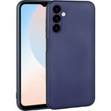 Case 4U Samsung Galaxy A24 Kılıf Kamera Korumalı Klasik Mat Renkli Yumuşak Premier Silikon Lacivert