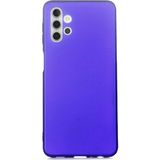 Case 4U Samsung Galaxy A32 4G Kılıf Klasik Mat Renkli Yumuşak Premier Silikon Mavi