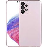 Case 4U Samsung Galaxy A33 5G Uyumlu Kılıf Klasik Mat Renkli Yumuşak Premier Silikon Rose Gold