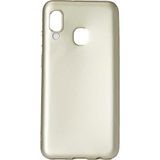 Case 4U Samsung Galaxy A40 Uyumlu Kılıf Klasik Mat Renkli Yumuşak Premier Silikon Altın