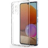 Case 4U Samsung Galaxy A52 Kılıf Kamera Korumalı Yumuşak Şeffaf Ince Süper Silikon