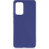 Case 4U Samsung Galaxy A53 5G Uyumlu Kılıf Klasik Mat Renkli Yumuşak Premier Silikon Lacivert