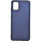 Case 4U Samsung Galaxy A71 Kılıf Klasik Mat Renkli Yumuşak Premier Silikon Lacivert