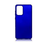 Case 4U Samsung Galaxy A72 Kılıf Klasik Mat Renkli Yumuşak Premier Silikon Saks Mavi