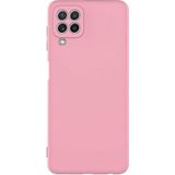 Case 4U Samsung Galaxy ile uyumlu A22 4G Kılıf Kamera Korumalı Içi Kadife Logosuz Mara Lansman Silinebilir Kılıf Pembe HBCV00000TXO3I