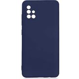 Case 4U Samsung Galaxy ile uyumlu A51 Kılıf Kamera Korumalı Içi Kadife Logosuz Mara Lansman Silinebilir Kılıf Lacivert HBCV00000FKIRX