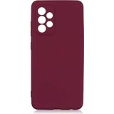 Case 4U Samsung Galaxy ile uyumlu A52 Kılıf Kamera Korumalı Içi Kadife Logosuz Mara Lansman Silinebilir Kılıf Koyu Mor HBCV00000FK8N8