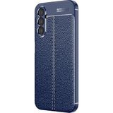 Case 4U Samsung Galaxy ile uyumlu A54 Uyumlu Kılıf Darbeye Dayanlıklı Deri Görünümlü Niss Silikon Arka Kapak Lacivert HBCV00003VGELX