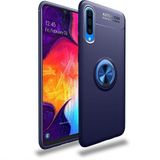 Case 4U Samsung Galaxy ile uyumlu A70 Uyumlu Kılıf Autofocus Shockprof Ravel Yüzüklü Standlı Slikon Kapak Lacivert HBV00000JCSB3