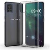 Case 4U Samsung Galaxy ile uyumlu A71 Kılıf A+ Şeffaf Lüx Süper Yumuşak 0.3mm Ince Slim Silikon HBCV00000FNGZX