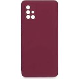 Case 4U Samsung Galaxy ile uyumlu A71 Kılıf Kamera Korumalı Içi Kadife Logosuz Mara Lansman Silinebilir Kılıf Koyu Mor HBCV00000FK8M8