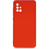 Case 4U Samsung Galaxy ile uyumlu A71 Kılıf Kamera Korumalı Içi Kadife Logosuz Mara Lansman Silinebilir Kılıf Koyu Pembe HBCV00000FK8M9