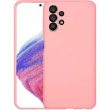 Case 4U Samsung Galaxy ile uyumlu A73 Uyumlu Kılıf Kamera Korumalı Içi Kadife Logosuz Mara Lansman Silinebilir Kılıf Açık Pembe HBCV00002E6MTQ