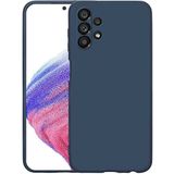 Case 4U Samsung Galaxy ile uyumlu A73 Uyumlu Kılıf Kamera Korumalı Içi Kadife Logosuz Mara Lansman Silinebilir Kılıf Lacivert HBCV00002E6MTJ