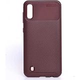 Case 4U Samsung Galaxy ile uyumlu M10 Kılıf Rugged Armor Karbon Uzun Ömürlü Negro Kılıf Kahverengi HBCV00000PLZK2