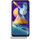 Case 4U Samsung Galaxy ile uyumlu M11 Uyumlu Ekran Koruyucu Sert Temperli Cam 9H Şeffaf HBV00000UOISJ