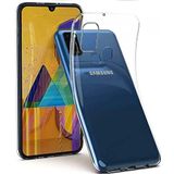 Case 4U Samsung Galaxy ile uyumlu M31 Kılıf A+ Şeffaf Lüx Süper Yumuşak 0.3mm Ince Slim Silikon HBV00000VD6KW