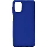 Case 4U Samsung Galaxy ile uyumlu M31S Kılıf Mat Renkli Yumuşak Kalın Sağlam Silikon Kılıf Biye Mavi HBCV000008FMQM