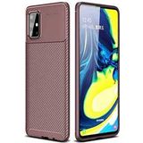 Case 4U Samsung Galaxy ile uyumlu M31S Kılıf Rugged Armor Karbon Uzun Ömürlü Negro Kılıf Kahverengi HBV000011HNQO