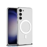 Case 4U Samsung Galaxy ile uyumlu S23 Plus Kılıf Kamera Korumalı Wireless Şarj Özellikli Kıpta Kablosuz Silikon Kapak Gümüş HBCV00004B7BJ6