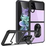 Case 4U Samsung Galaxy ile uyumlu Z Flip 3 Kılıf Mola Siyah HBCV00001CFN6W
