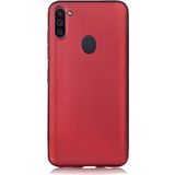 Case 4U Samsung Galaxy M11 Kılıf Klasik Mat Renkli Yumuşak Premier Silikon Koyu Mor