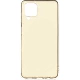 Case 4U Samsung Galaxy M12 Kılıf Klasik Mat Renkli Yumuşak Premier Silikon Altın