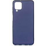 Case 4U Samsung Galaxy M12 Kılıf Klasik Mat Renkli Yumuşak Premier Silikon Lacivert
