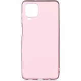 Case 4U Samsung Galaxy M12 Kılıf Klasik Mat Renkli Yumuşak Premier Silikon Rose Gold