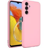 Case 4U Samsung Galaxy M14 Kılıf Kamera Korumalı Içi Kadife Logosuz Mara Lansman Silinebilir Kılıf Pembe