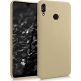 Case 4U Samsung Galaxy M20 Kılıf Klasik Mat Renkli Yumuşak Premier Silikon Altın