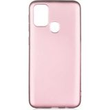Case 4U Samsung Galaxy M31 Uyumlu Kılıf Klasik Mat Silikon Lüks Arka Kapak Premier Rose Gold