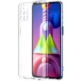 Case 4U Samsung Galaxy M31S Uyumlu Kılıf Kamera Korumalı Yumuşak Şeffaf Ince Süper Silikon