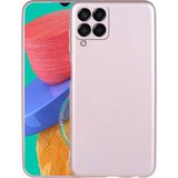 Case 4U Samsung Galaxy M33 Uyumlu Kılıf Klasik Mat Renkli Yumuşak Premier Silikon Rose Gold
