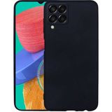 Case 4U Samsung Galaxy M33 Uyumlu Kılıf Klasik Mat Renkli Yumuşak Premier Silikon Siyah