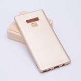 Case 4U Samsung Galaxy Note 9 Kılıf Klasik Mat Renkli Yumuşak Premier Silikon Altın