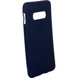 Case 4U Samsung Galaxy S10 Uyumlu Kılıf Klasik Mat Renkli Yumuşak Premier Silikon Lacivert