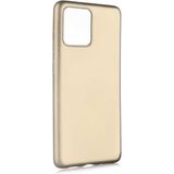 Case 4U Samsung Galaxy S20 Ultra Kılıf Klasik Mat Renkli Yumuşak Premier Silikon Altın