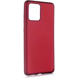 Case 4U Samsung Galaxy S20 Ultra Kılıf Klasik Mat Renkli Yumuşak Premier Silikon Mürdüm