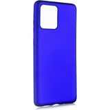 Case 4U Samsung Galaxy S20 Ultra Kılıf Klasik Mat Renkli Yumuşak Premier Silikon Saks Mavi