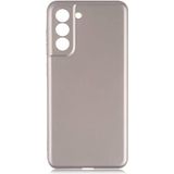 Case 4U Samsung Galaxy S21 fe Uyumlu Kılıf Klasik Mat Renkli Yumuşak Premier Silikon Altın