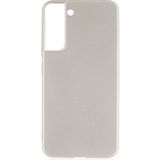Case 4U Samsung Galaxy S22 Plus Uyumlu Kılıf Klasik Mat Renkli Yumuşak Premier Silikon Altın