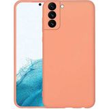Case 4U Samsung Galaxy S22 Uyumlu Kılıf 3D Kamera Korumalı İçi Kadife Mara Lansman Yumuşak Kapak Turuncu